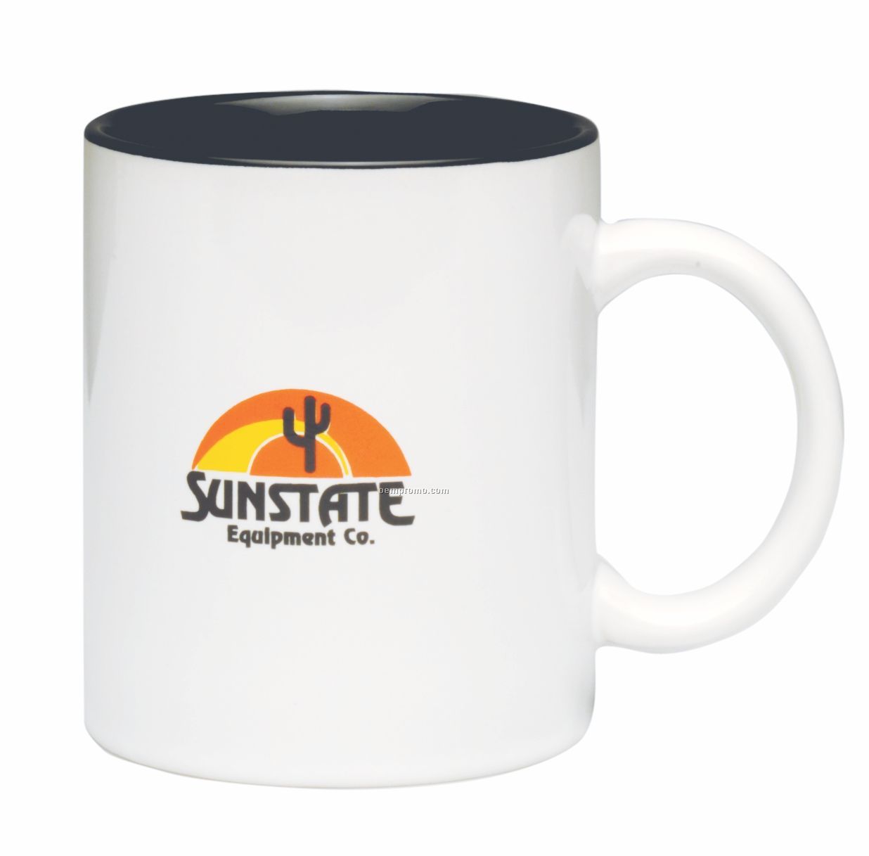 11 Oz. Color In And Out Two-tone C-handle Mug