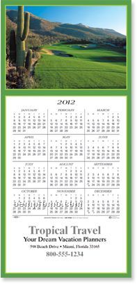 A Golfer's Delight Greeting Card Calendar -(After 9/1/11)