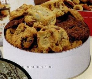Gourmet Cookies In Large Tin (8 1/2"X3")