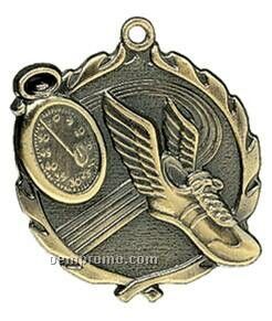 Medal, "Track" Wreath - 2-1/2" Dia.