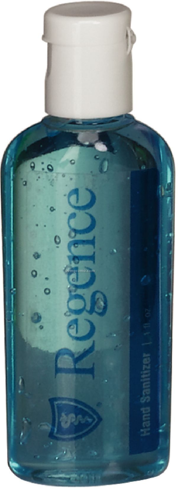 1 Oz. Tinted Sanitizer In Oval Bottle