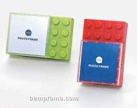 6cmx11-4/5cmx6cm Diy Puzzle Photo Frame (Green/ Red)