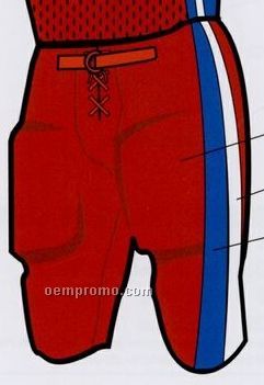 Adult Custom Football Uniform Pants W/ 2 Tone Side Stripes