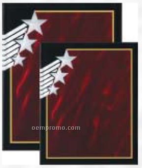 Rising Star Acrylic Plaque In Red Marble (8