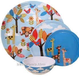 Jungle Jumble Bamboolamine Plate (8")