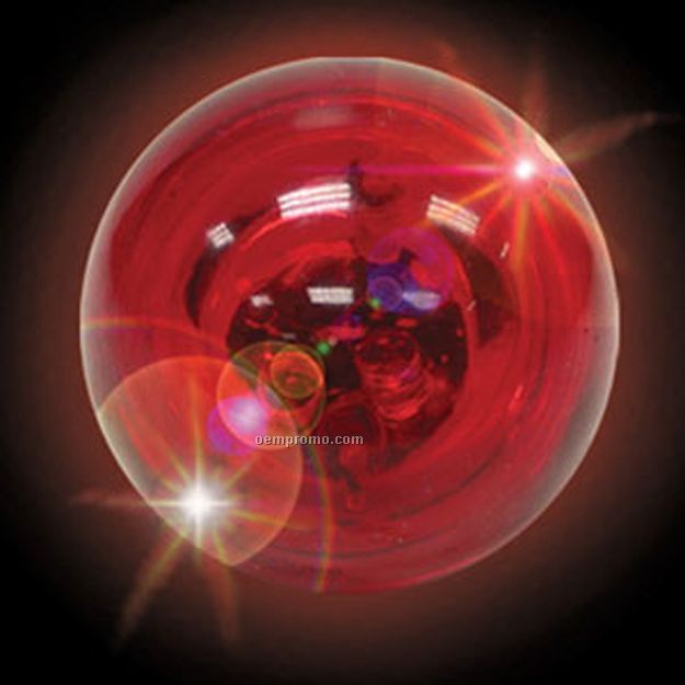 Red Light Up Ball With Red LED