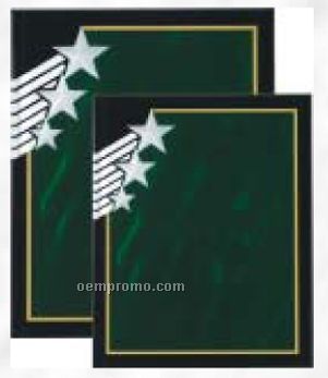 Rising Star Acrylic Plaque In Green Marble (9"X12")