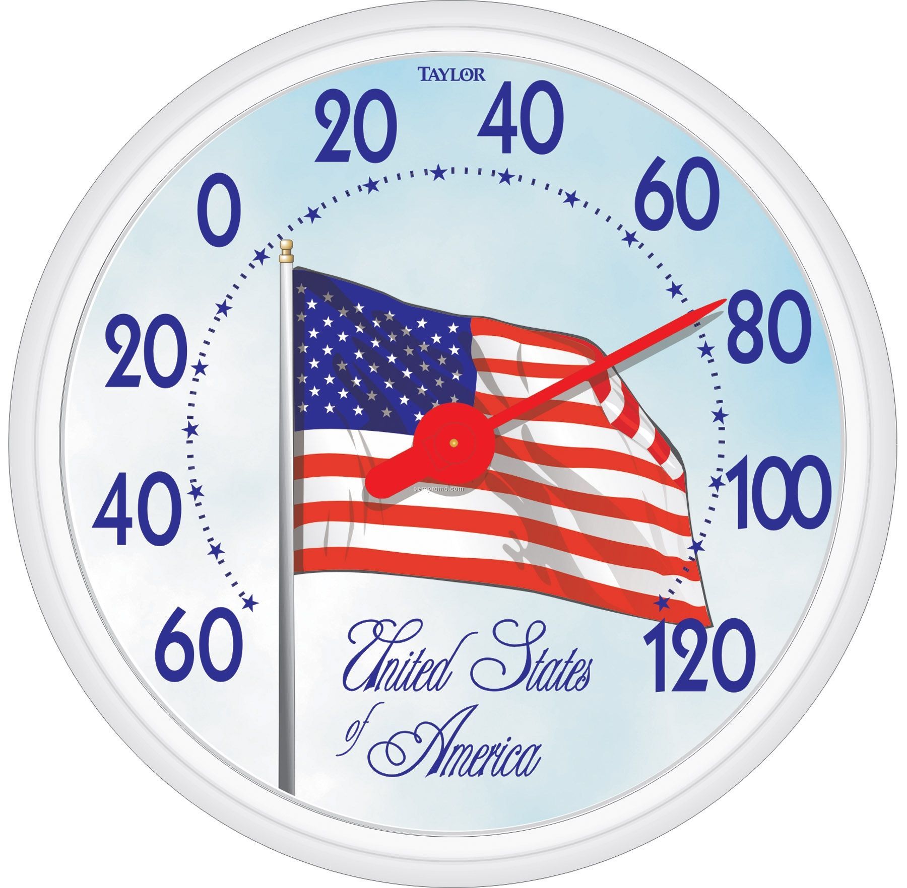 Taylor 13.5" Indoor/ Outdoor Flag Thermometer