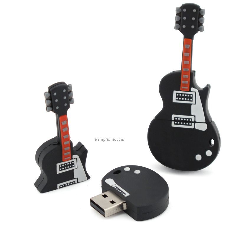 4 Gb Pvc Guitar USB Drive