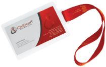 Luggage Strap With Vinyl Business Card Insert