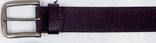 Men's Casual Leather Belt In 3.7 Mm Width