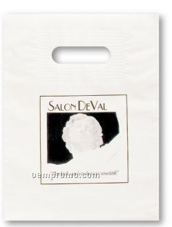 Patch Handle White Bag - 2.5 Mil Polyethylene (9