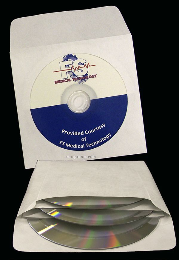 2-pocket Paper Multi-disc Media Window Envelope