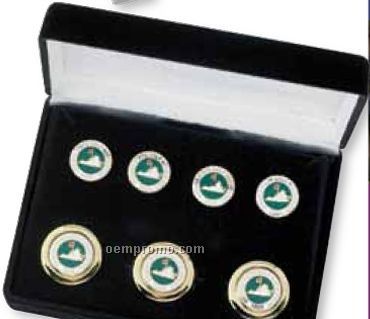 Cloisonne Blazer Buttons (Set Of Seven)