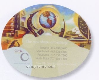 Full Color Soft Surface Oval Mouse Pad
