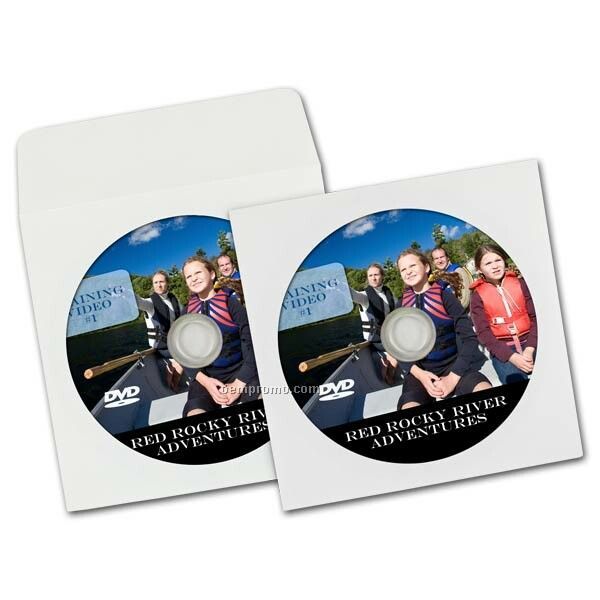 Replicated DVD In Paper Sleeve