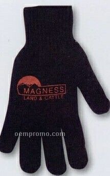 Acrylic 7 Gauge String Knit Glove (Small)