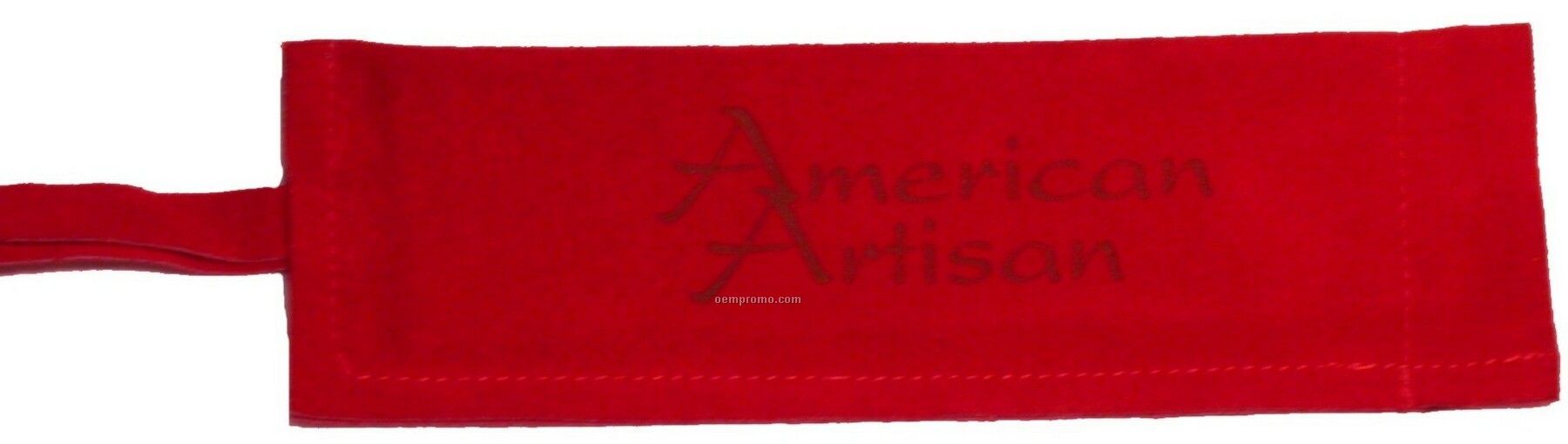 Suede Skillet/Bbq Sleeve, Hot Branded, Washable (Red)