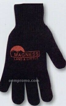 Acrylic 7 Gauge String Knit Glove (Large)