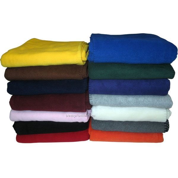 Matching Whipstitch Fleece Blankets