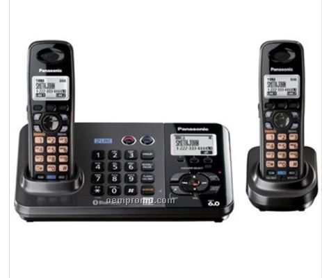 Panasonic Multi Line Cordless Answering System W/ 2 Handsets