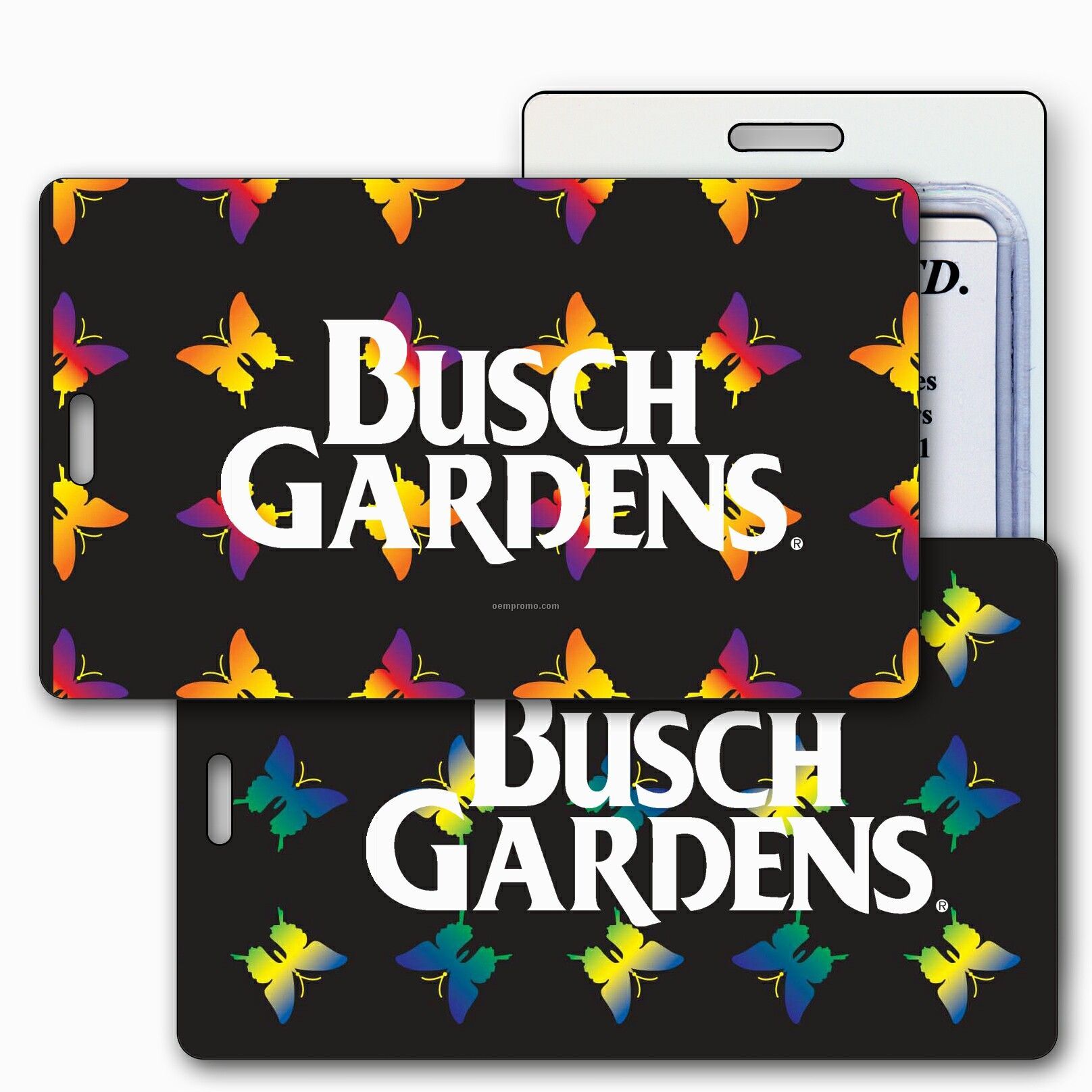 Lenticular Luggage Tags Change Color (Multi-color Butterflies)