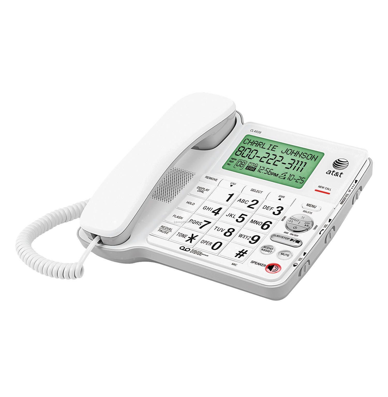 At&T Corded Phone With Digital Answering System