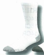 Custom 2 Tone Heel & Toe Over The Calf Work Socks (13-15 X-large)
