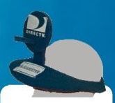 Foam Satellite Dish Pop Up Visor