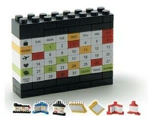 3cmx11-4/5cmx9-2/5cm Diy Puzzle Calendar (Black/ White)