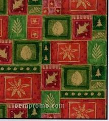833' Full Ream 18" Christmas Mosaic Gift Wrap