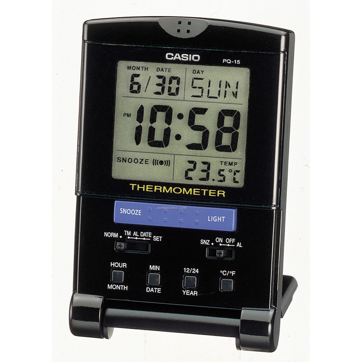 Casio Travel Alarm Clock W/ Thermometer