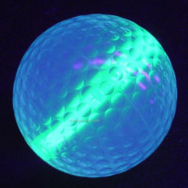 Blue Glow Golf Ball