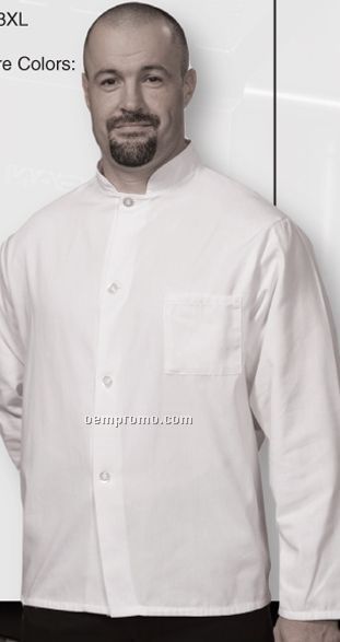 Long Sleeve Server's Coat - Traditional White