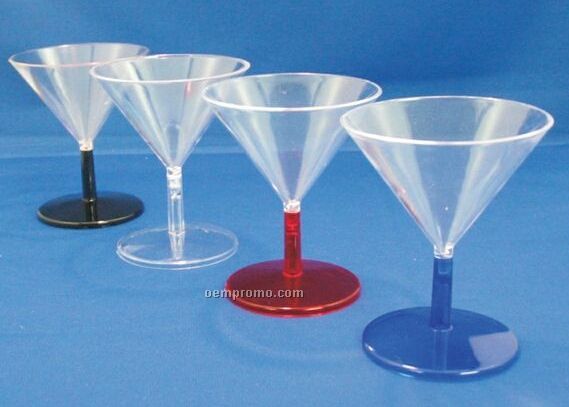 Plastic Mini Martini Glasses - Blank (2 Oz.)