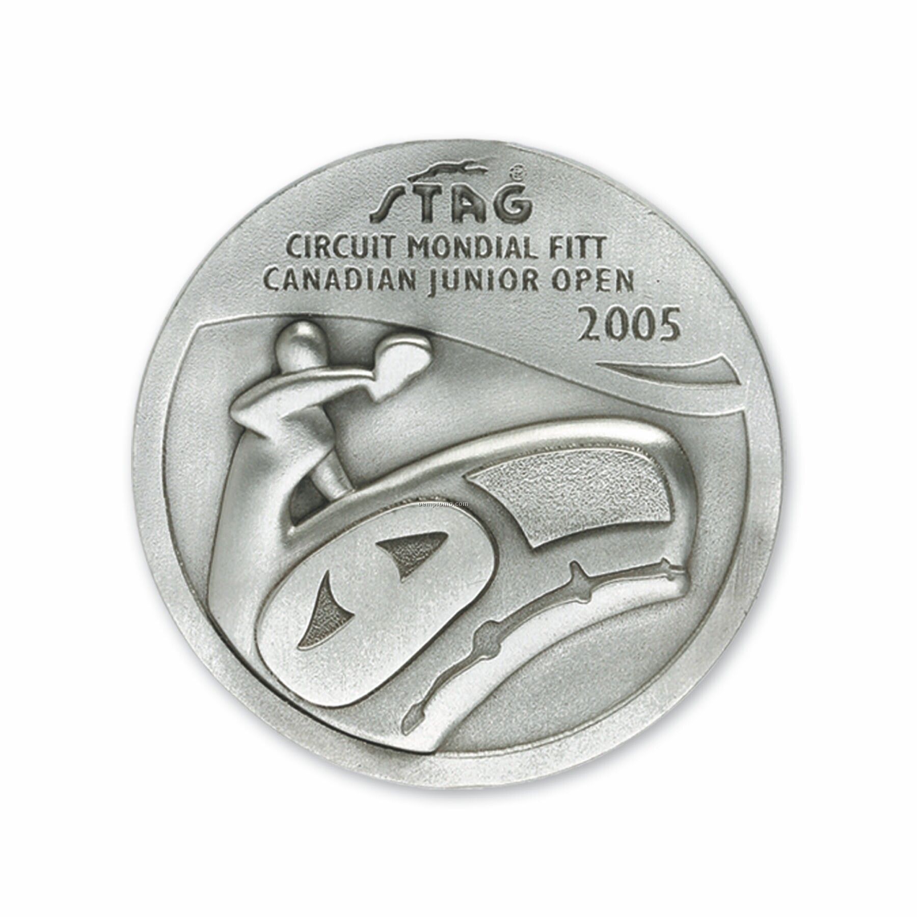Solid Pewter Custom Coin (2 1/2