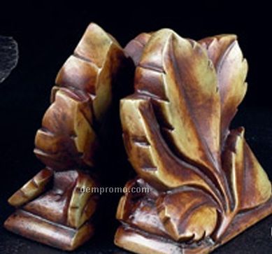 "Fall Leaf" Bookends