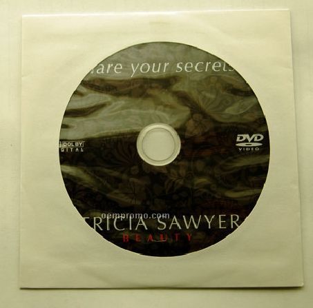 DVD Replication In White Paper Sleeve (DVD 5)