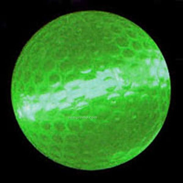 Green Glow Golf Ball