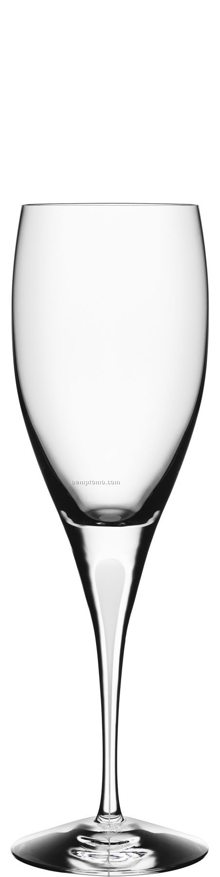 Intermezzo Crystal Satin White Wine Glass W/ White Drop