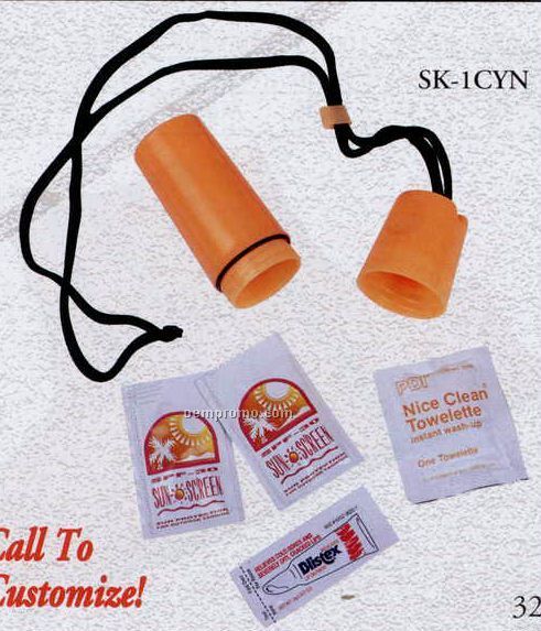 Outdoor & Beach Kit With Neck Lanyard - 5 Piece