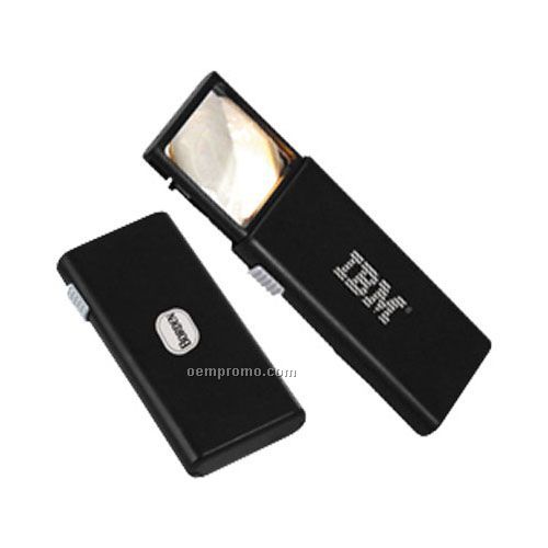 Retractable Magnifier With Light