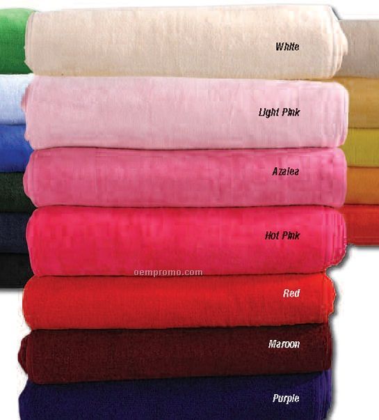 Tri Fold Grommeted & Hooks Q-tees Hemmed Hand Towel - Colors