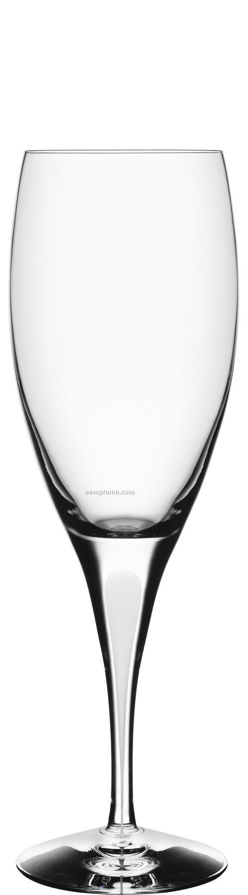 Intermezzo Crystal Satin Claret Wine Glass W/ White Drop