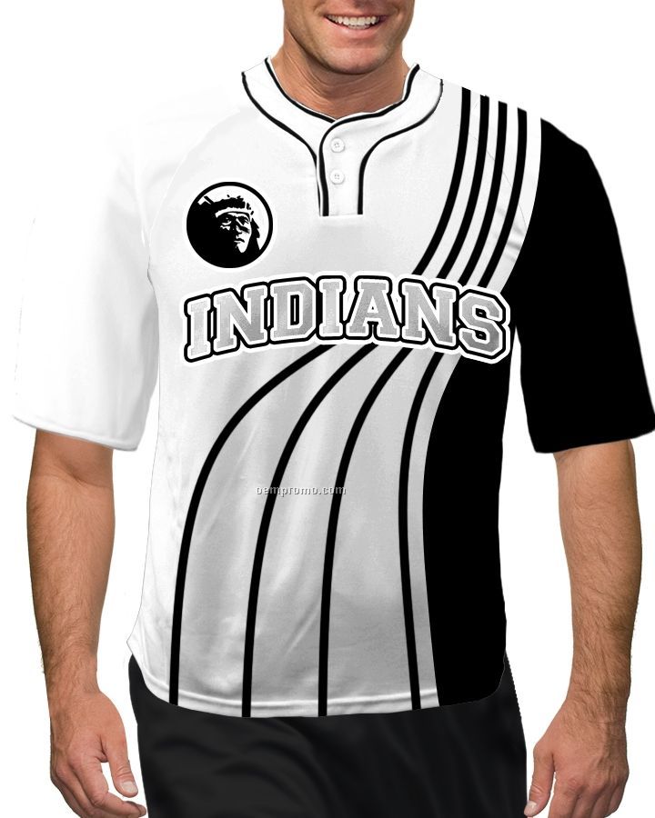 Men's 100% Extreme Microfiber Baseball Jersey (Sublimated - S-xl)