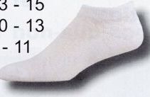 White All Purpose Footie Heel & Toe Socks (7-11 Medium)