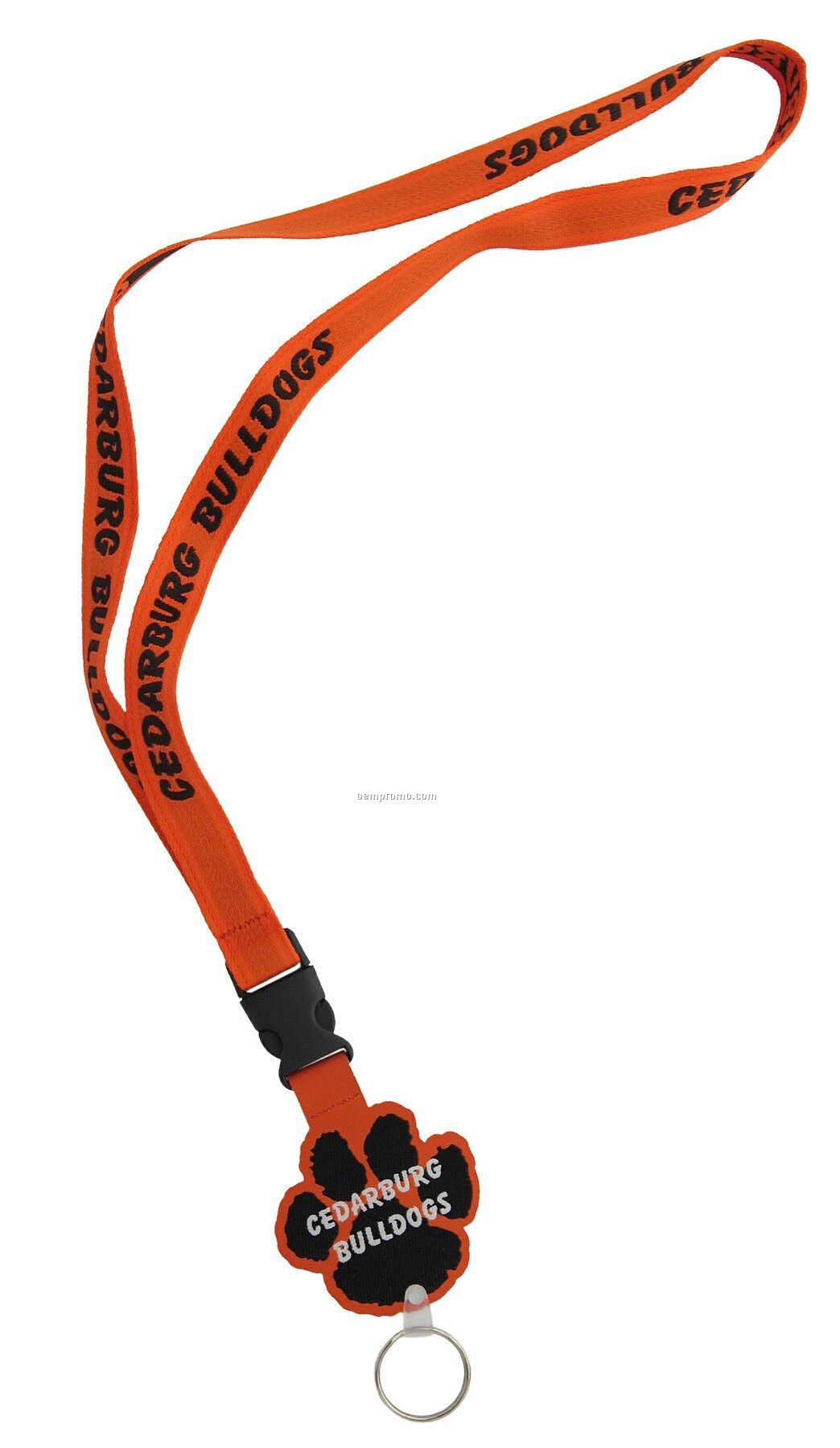 Woven Premium Detachable Logo Lanyard