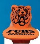 Foam Tiger Head Pop Up Visor