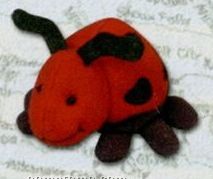 3" Ladybug Weebeans Bean Bag Animal