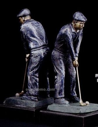 Golf Bookend W/ Marble Base